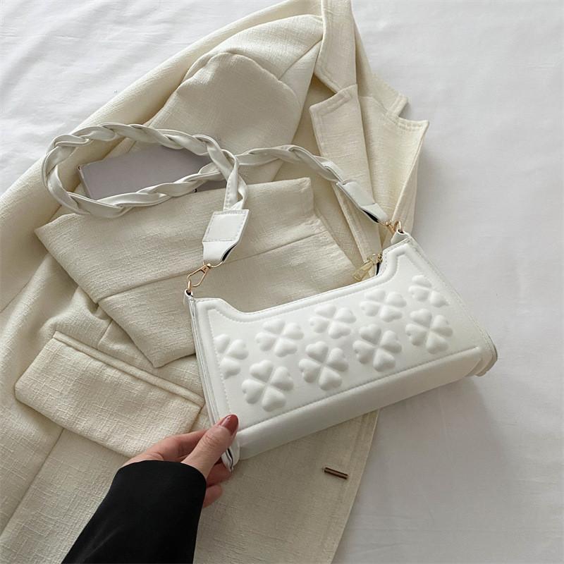 Stylish Pu Leather Shoulder Bag Trendy Street Style Chic Quilted Design For Women 2024