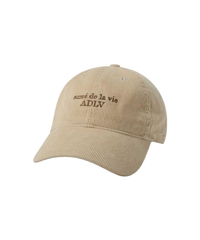 ACME DE LA VIE Corduroy Basic Logo Ball Cap (4Color)