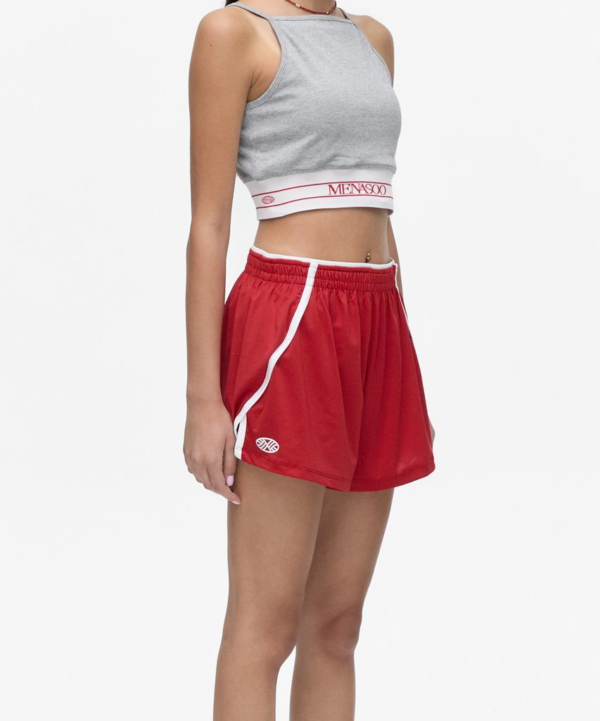 Minasu Mesh Runner Soft Shorts_Red
