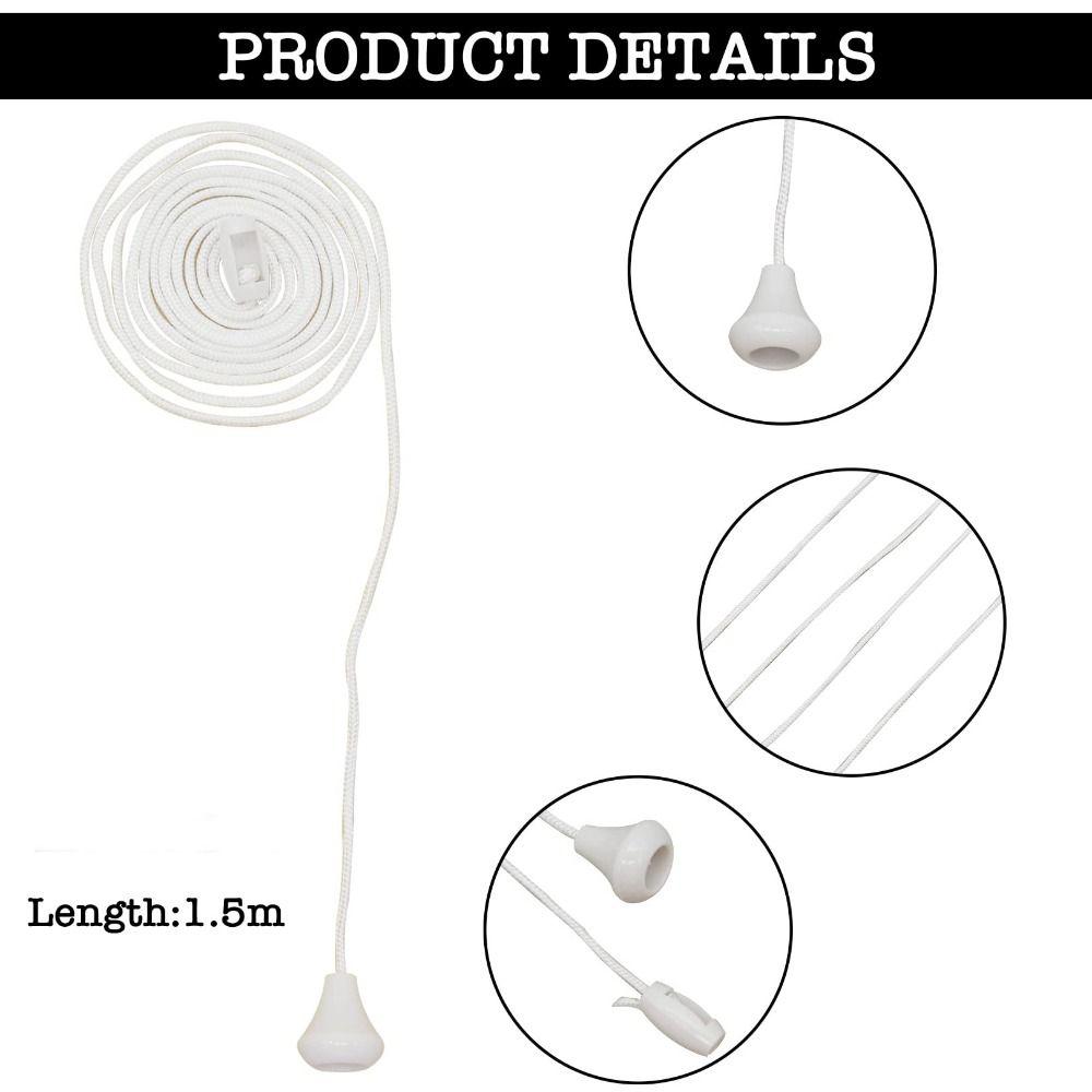 5pcs Replacement Switch Cord Pull Nylon Pull Cord String New Light Switches Pull Cord