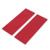 2PCS Rectangle Reflector Self Adhesive Stick 144x51mm High Visibility Red Self Adhesive Rectangle Reflector for Trucks