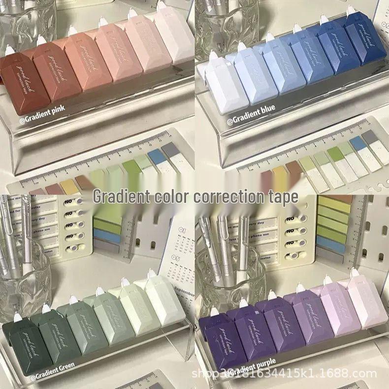 Gradient Correction Tape: Silent, Seamless, Large Capacity Fluid in Four Colors