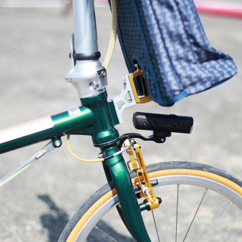 Bicycles Front Bag Carriers Block Extenders Folding Bike  Nose Light Converter Raised Mount Conversion Seats Replacment