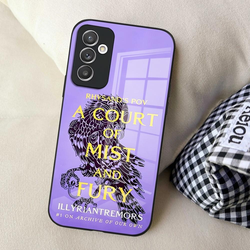Acotar A Court of Mist and Fury Phone Case for Samsung S24 Ultra S23 S22 S20 Fe S21 Plus Galaxy A54 A34 A24 A53 Glass Cover