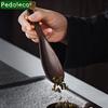 Pedoleco Teaspoon, 18040mm, Pipa Shape, Japanese Style, Stylish Teaspoon, Traditional Craft, Handmade Tea Set, Tea Ceremony Accessories, Tea Making