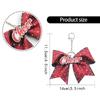 Versatile Glittering Bowknot Keychain Decorative Accessory for Purses Wallets Cheerleader Inspired Key Holder