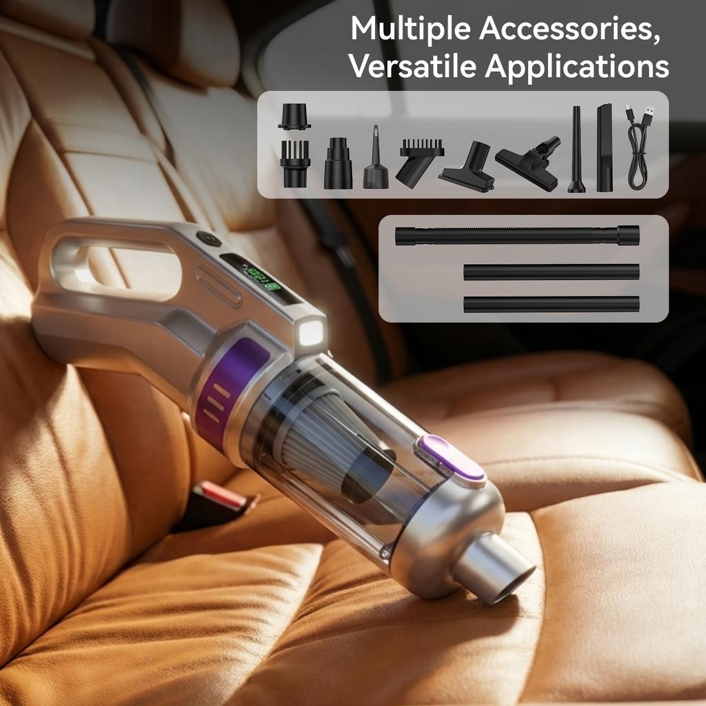 Handheld Vacuum Cleaner 20000PA Large Suction, Portable Blowing and Suction All-in-one Machine, Car and Household Dual-purpose