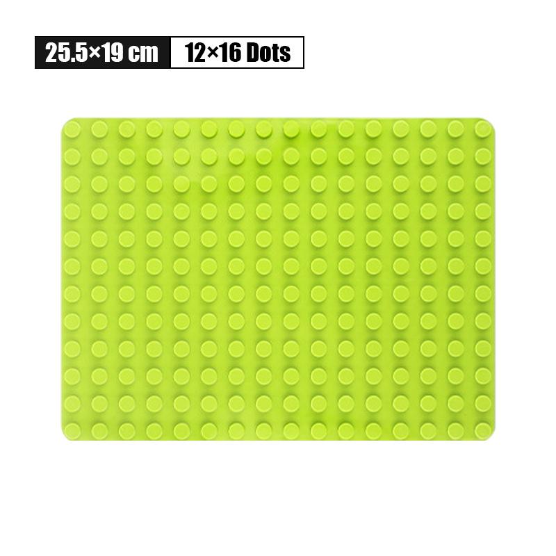 

Красочные строительные блоки «сделай сам», большой размер, кирпичи, базовые пластины, совместимые с Duplo, детские развивающие игрушки для детей Bottom plate