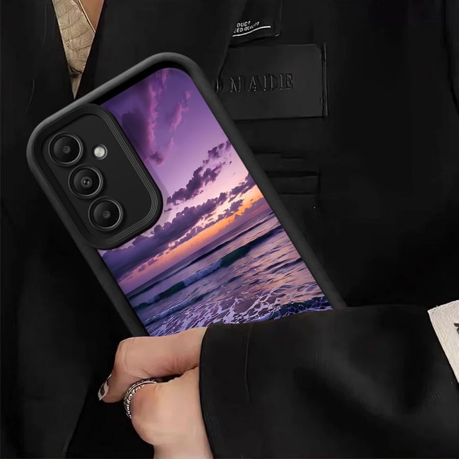 Sunset Coast Scenery Case for Samsung Galaxy A16 A15 A56 A23 A71 A72 A35 A36 A12 A13 A34 A51 A73 A26 A32 A53 A54 Phone Cover