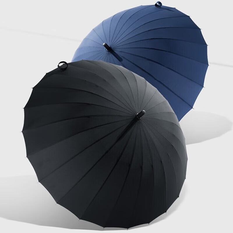 Maydu M7003 24-Rib Semi-Automatic Long Handle All-Weather Umbrella