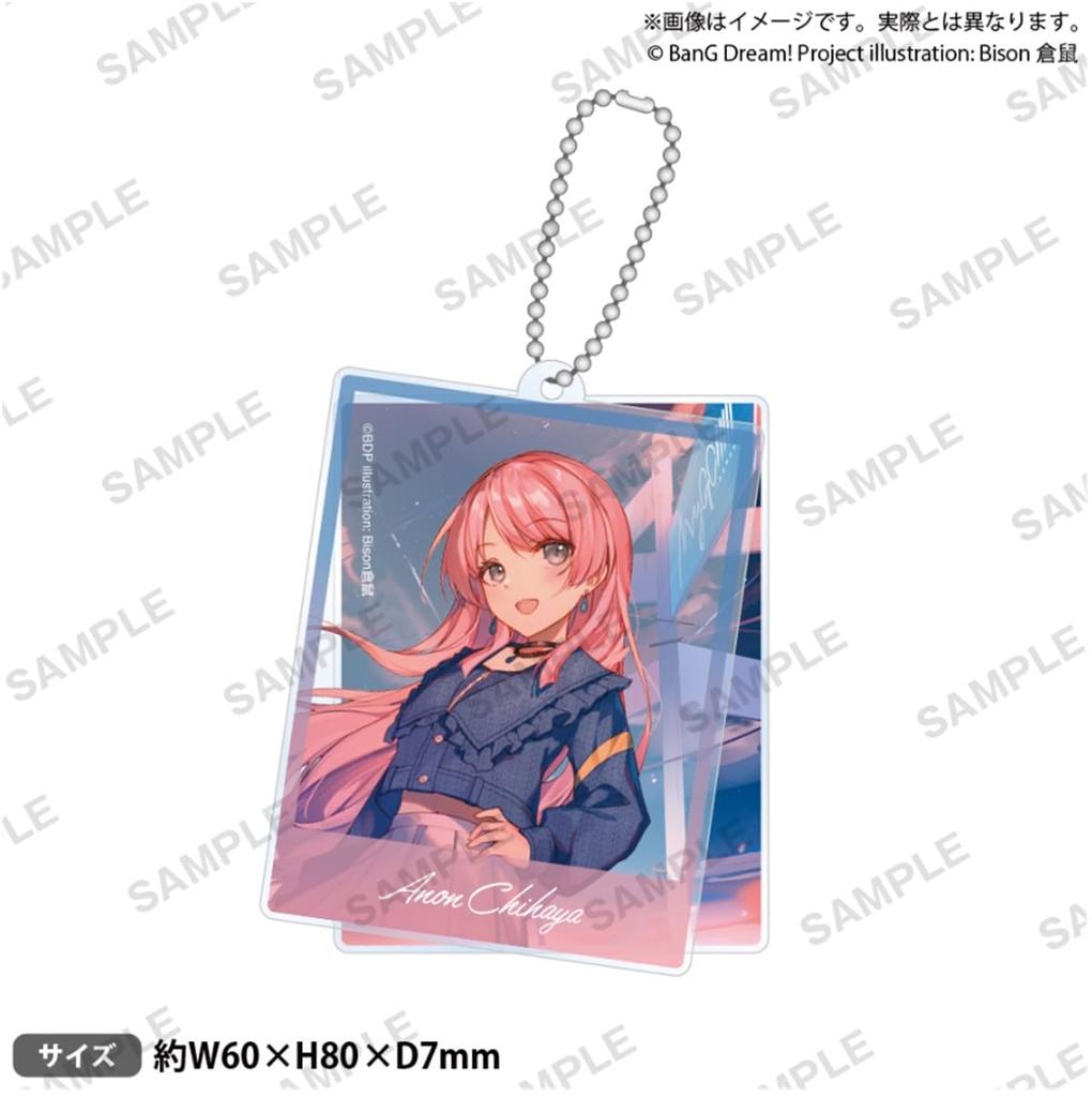 [Bushiroad Creative] BanG Dream! It's MyGO!!!!! Slide Acrylic Keychain Aine Chihaya Commemorative Visual Ver.