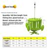 Four Strong Hooks Fishing Hooks Carbon Steel Sea Box Hook Carp Square Square Tackle  Carp Fishing