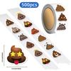 500 STuks Cartoon Kwaadaardige Leuke Poep Rol Sticker Klein Patroon DIY Bagage Skateboard Waterbeker Motorfiets Stickers