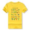 Types of Dinosaurs Alphabet AZ ABC Dino Identification TShirt Cute TRex Dinosaur Lover Graphic Tee Tops Lovely Gifts for Son