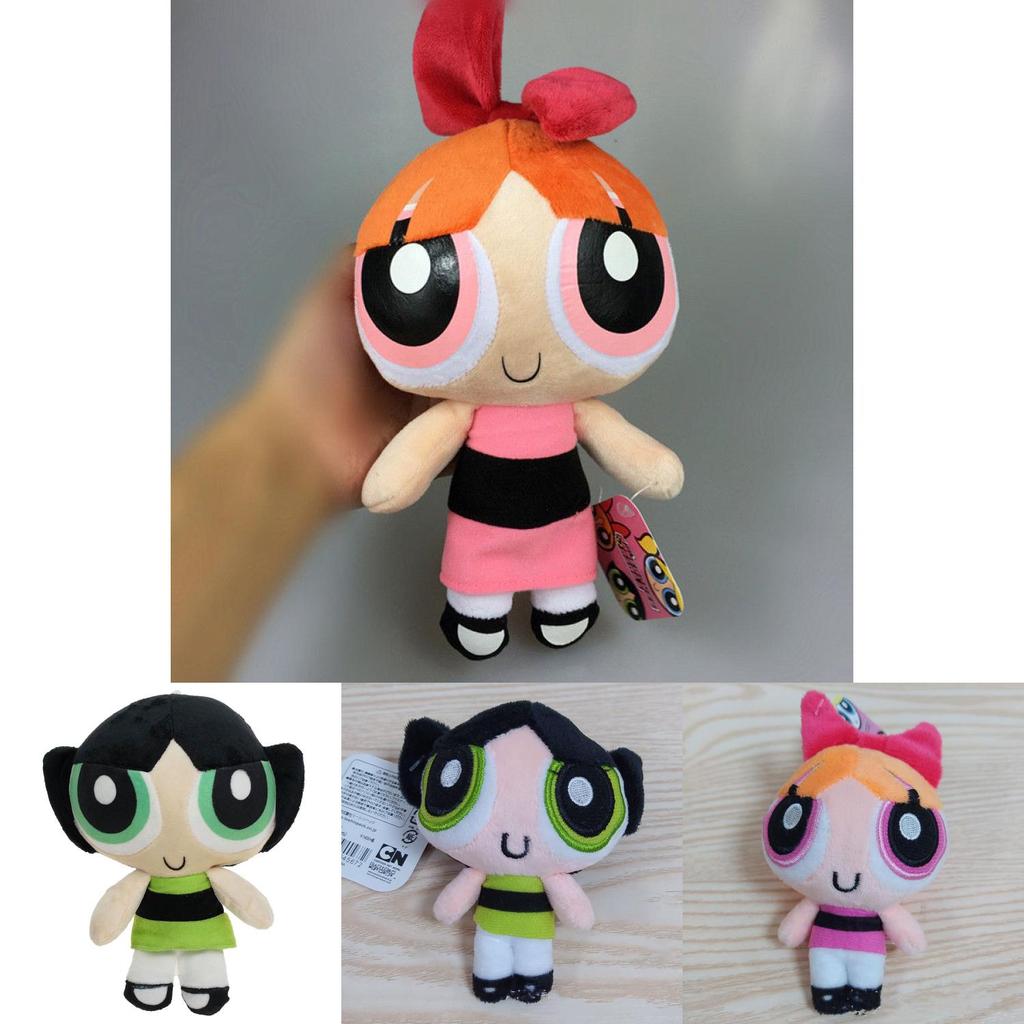 Plush Powerpuff Girls Dolls Colorful 20cm Cartoon Stuffed Toys For Teens**