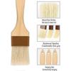 2026 2-Piece Natural Bristle Pastry Brushes, 2-Inch Basting & Sauce Tools