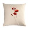 Dandelion Linen Pillowcase Sofa Car Waist Cushion Cover Home Soft Room Gift Printed On One Side 45*45Cm
