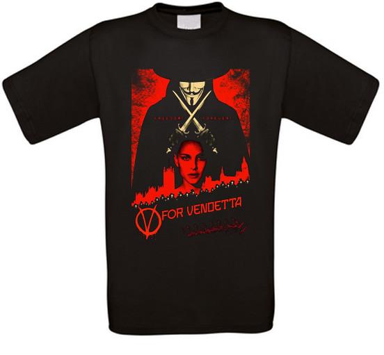 V per Vendetta V come Vendetta Guy Fawkes Movie Culto T-Shirt XL