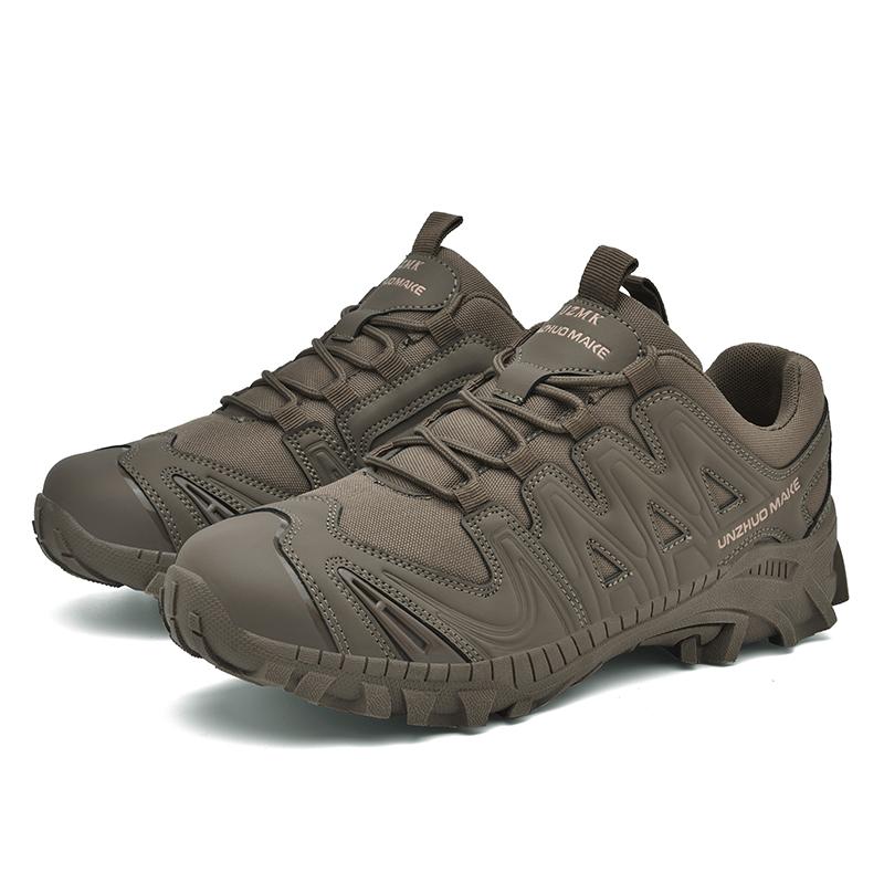 

New Men s Tactical Boots with Anti Slip Wear resistant Simple and Versatile Design, Men s Hiking Shoes Comfortable Soft Sole Non slip Design Fashion S 40