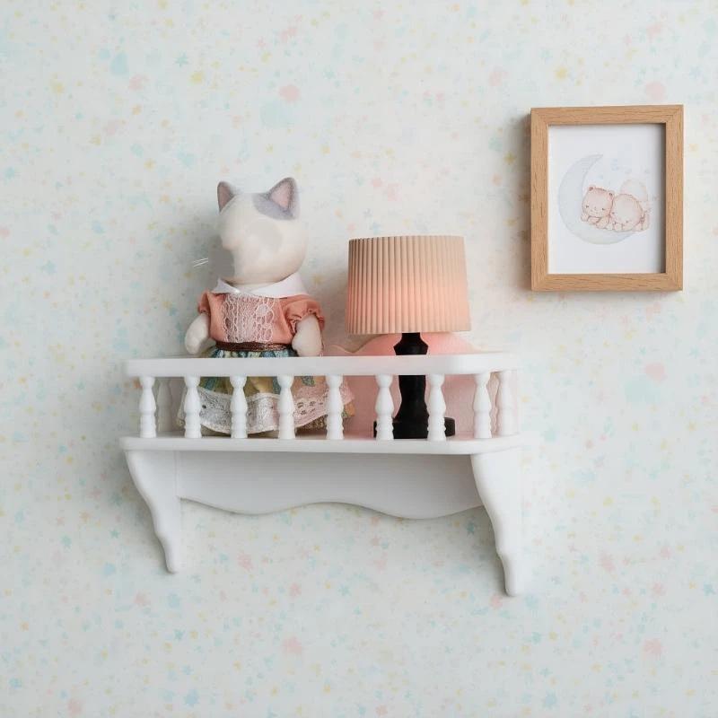 [J] 1Pc 1: 12 Dollhouse Simulation Wall Mounted Storage Rack Scene Decoration Micro Model Miniature Building Model Accessories