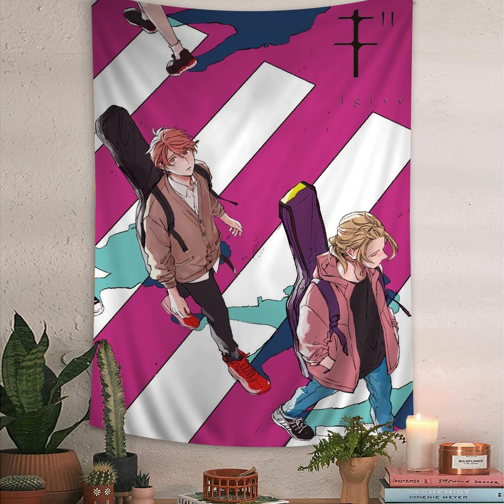 Anime Given Colorful Tapestry Wall Hanging Bohemian Wall Tapestries Mandala Wall Art Decor