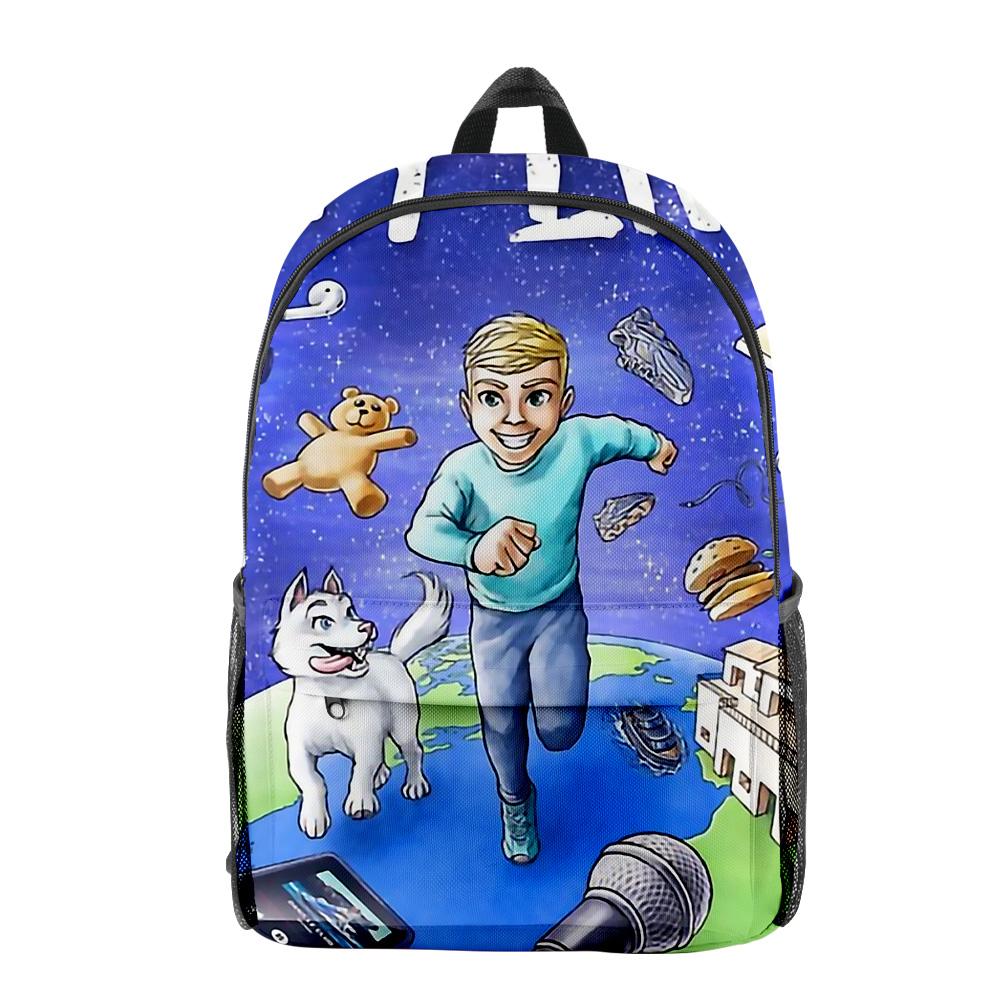 Classic Peculiar Novelty Cool Michou pupil Bookbag Notebook Backpacks 3D Print Oxford Waterproof Boys/Girls Travel Backpacks