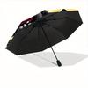 1pc bat Automatic Open/close Umbrella, 8-Rib sturdy structure, Portable Travel Umbrella, Parties, Everyday Use, Outdoor Accessory, Artistic