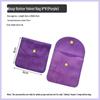 Velvet Snap Button Jewelry Bag for Rings & Necklaces - Mini Storage Bag