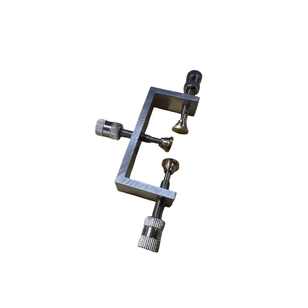 Three-Way Fixed Clamp for Repairing Violin and Viola Cracks in Side and Back Plates