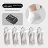 Unisex Disposable Socks for Travel & Daily Use: All-Season, Mid-Calf, No-Wash, Convenient, Perfect for Business Travel & Casual Wear.