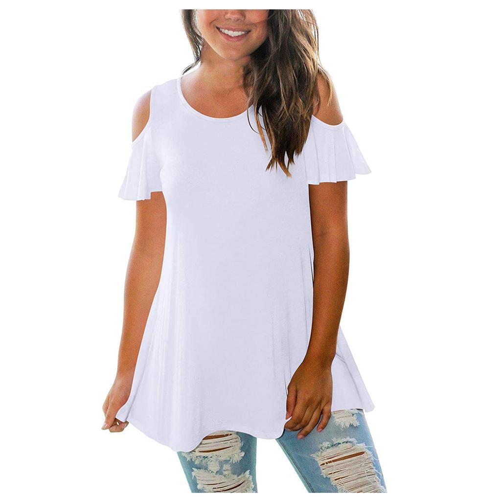 Buy SHO Women Ruffles Cold Shoulder 