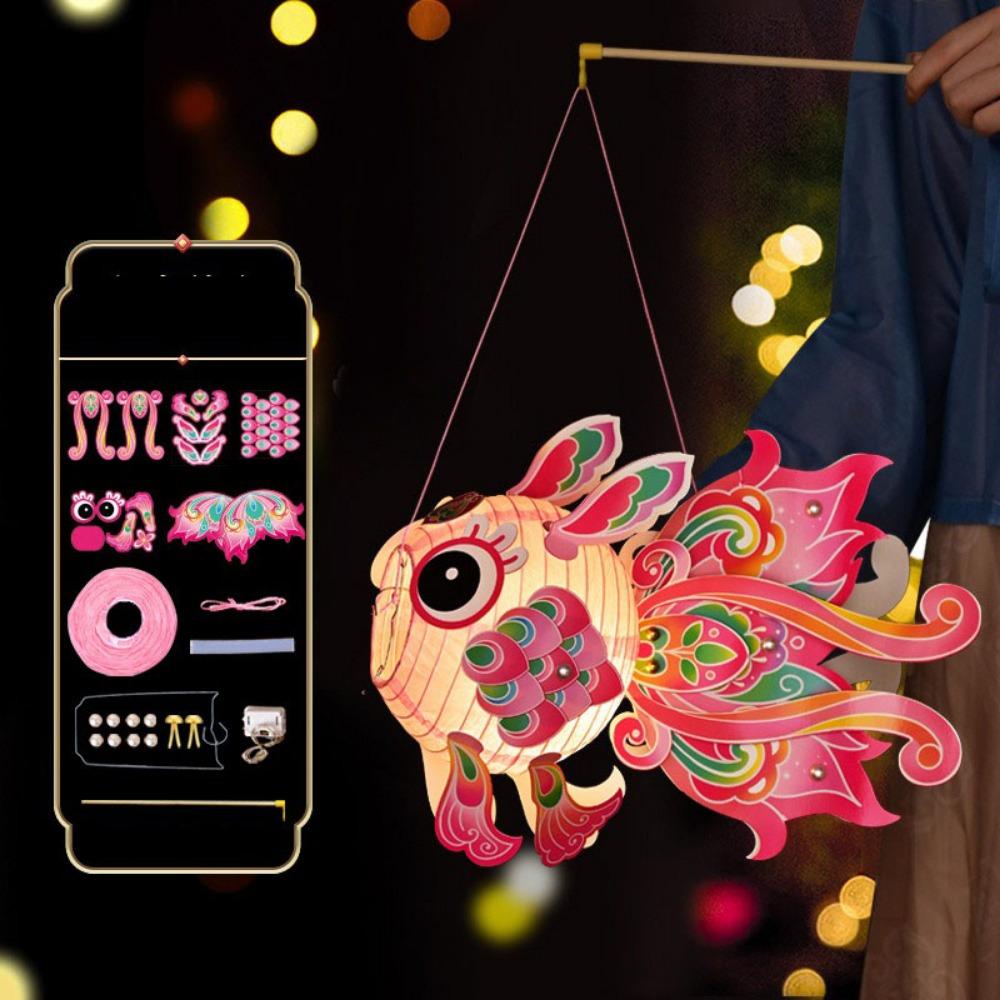 Hand Made Middle Autumn Festival Lantern Glowing Children's Handheld Lantern  Festival Decoration