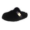 Winter Fluffy Fur Slippers Women Platform Slip-on Female Footwear Loafers Fur Casual Slides Autumn Comfort Home Mueller Shoe