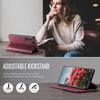 For Samsung Galaxy S21+ 5G Case CASEME 033 Series RFID Blocking Wallet Stand Calf Texture Leather Phone Cover
