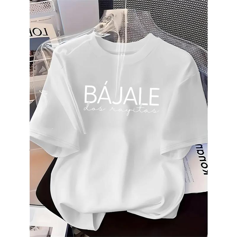 

European sizes Women s Matching Family & Couple Letter T-Shirts - Egg Tart Themed Letter Print Round Neck Casual Tops, Parent- Outfits 4XL