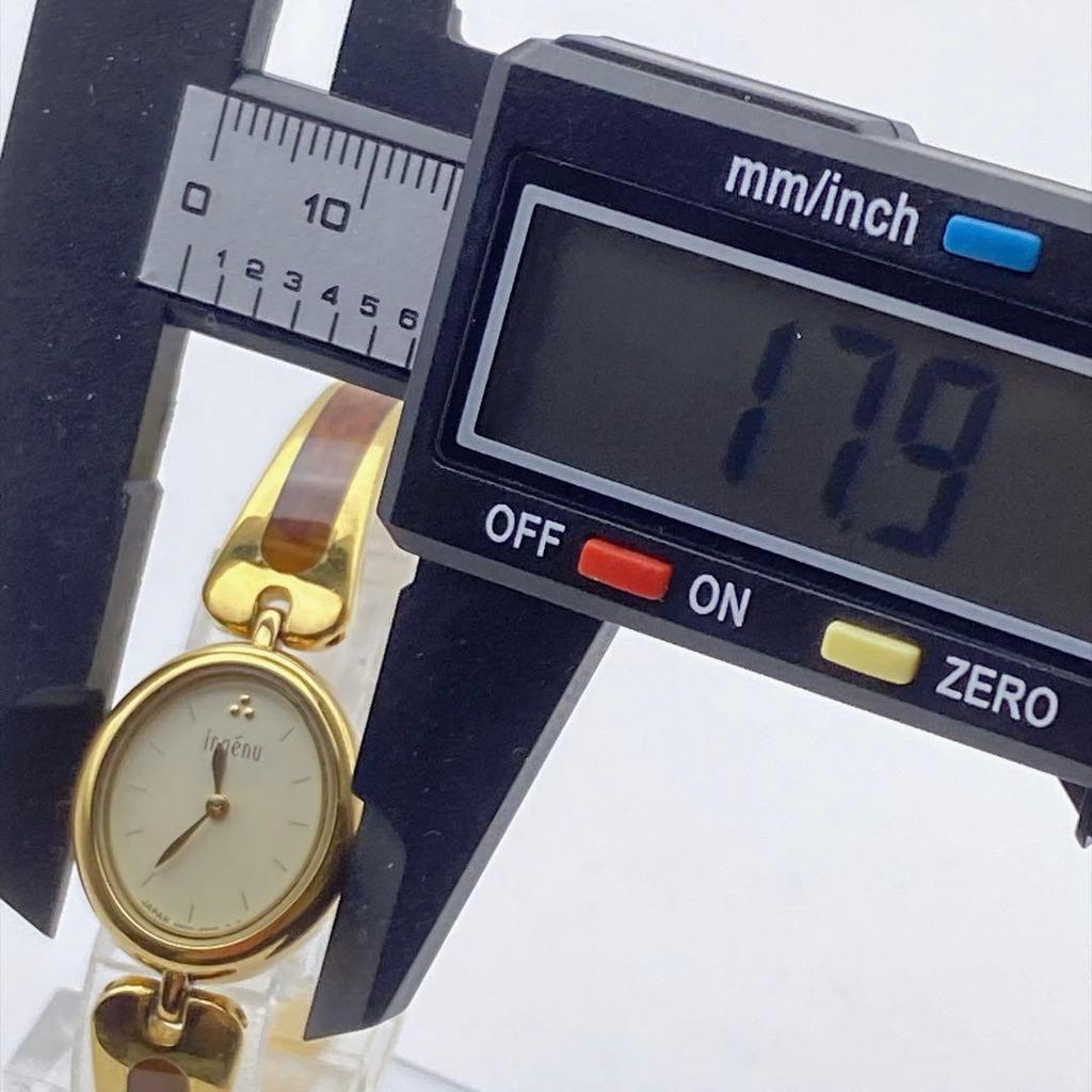 Used Seiko Alba Angne V400-5150 Bangle New Battery