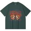 230 Gsm 100% Bomuld Heavy Metal T-shirt Rockband Populær Musik Print Unisex Tung Bomuld T-shirt