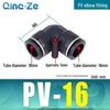 Right Angle PVC Pneumatic Air Tube Connector - 90° L-Shaped Elbow, Quick Insert, 4/6/8/10/12mm