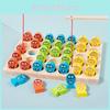 Fishing Wooden Magnetic Puzzle Numbers Letters Educational Toy For Learning Kids