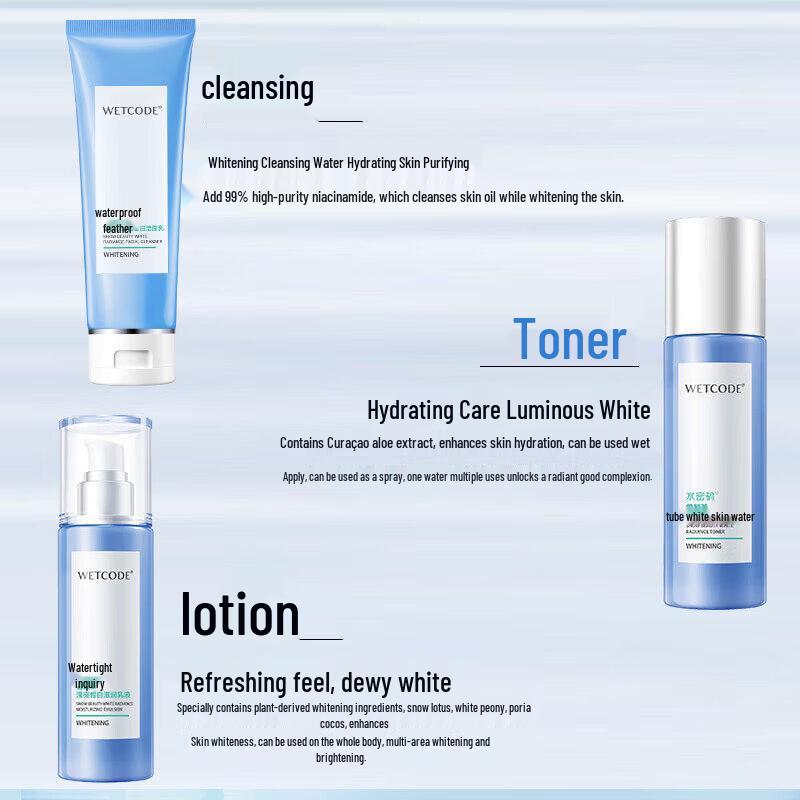 Shui Mi Ma Aufhellende Hautpflege 3-teiliges Set