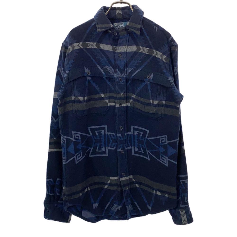 

Polo by Ralph Lauren Комбинезон ручка Длинный рукав Хлопковая рубашка XS Темно-синий Мужской Б/у