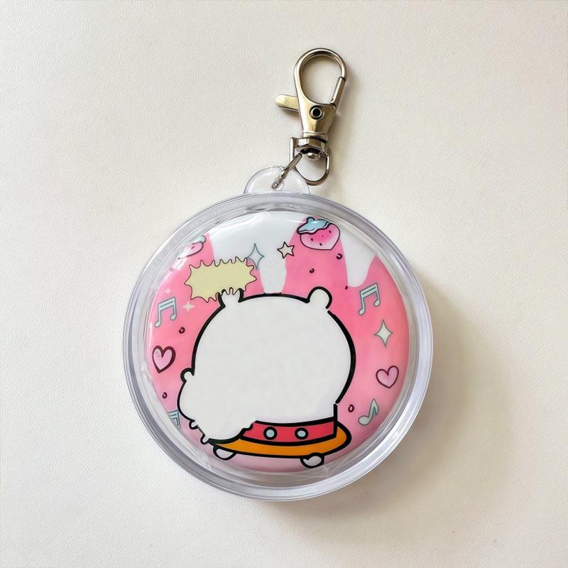 1PC Badge Star Transparent Pixiv Protective Cover Anime Merchandise Plastic Portable Pendant Collection Box Storage
