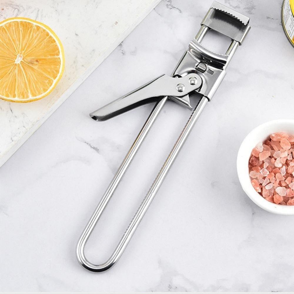 Multifunktions-Edelstahl-Glasdeckelöffner Einstellbares Dosen-Flaschenöffnungswerkzeug Heimküche Manuell Arbeitssparend Öffner Greifer