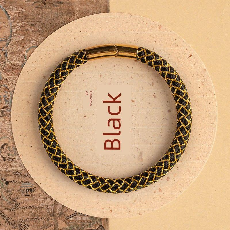 

Браслет Красная Веревка Год Судьбы Подарок Чешуя Дракона 17cm Black