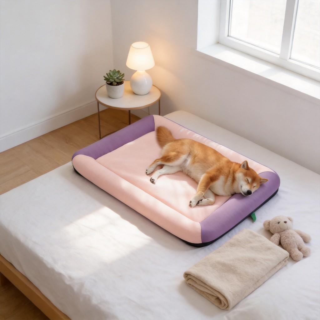 Pet Cozy Dog Bed With Oxford Cloth For All Seasons And Breathable Comfort For Small To Large Dogs