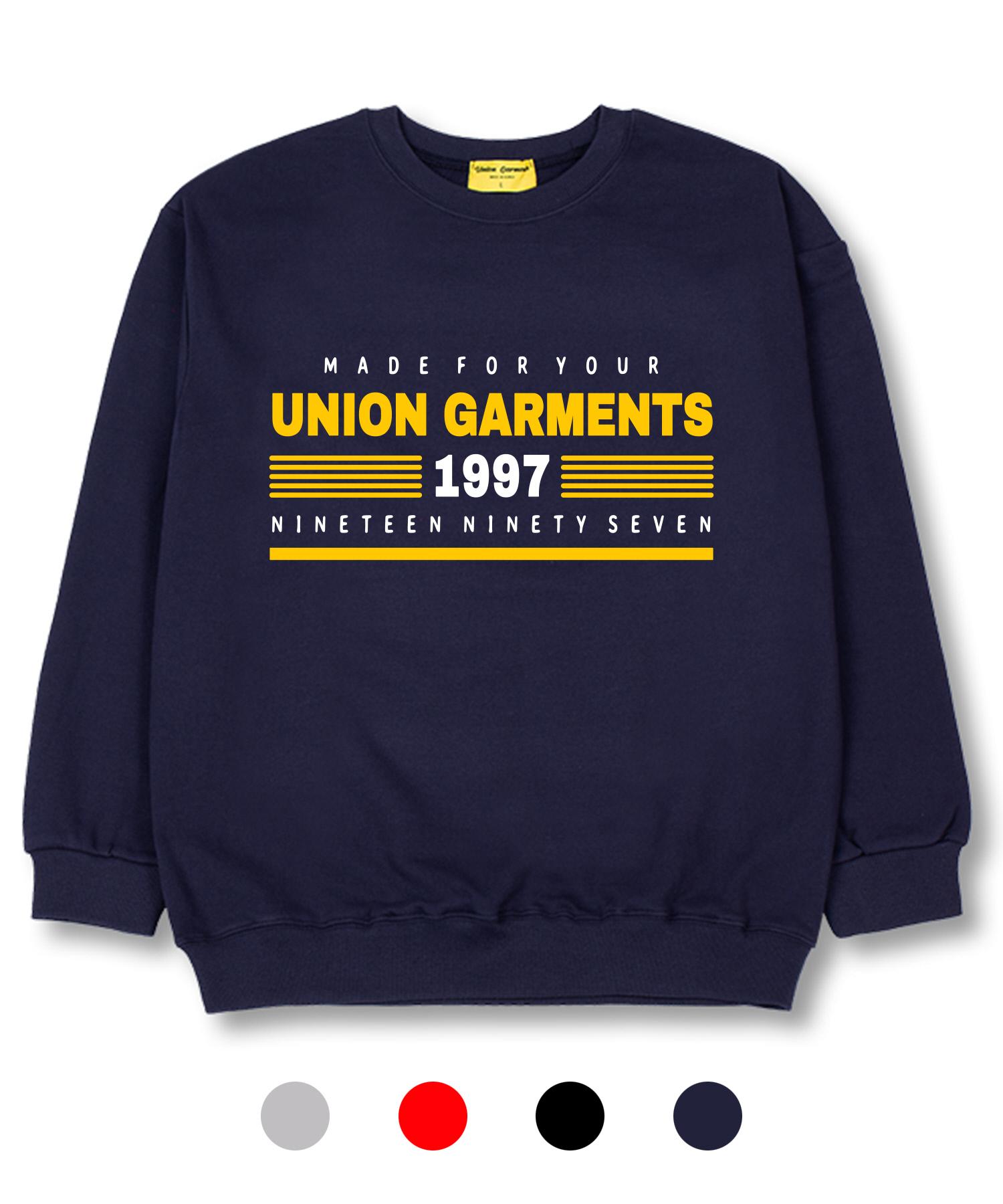 Свитшот оверсайз Union Garments Ninety-Seven Terry Navy/Xl