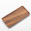 Natural Wooden Tray Serving Table Tray Table Plate Snacks Food Storage Dish Sushi Plate for Hotel Home Serving Tray