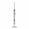 Sunflower Printed Handle Knitting Needles Fine Hook Head Doll Weaving Hooks  For Doll Weaving