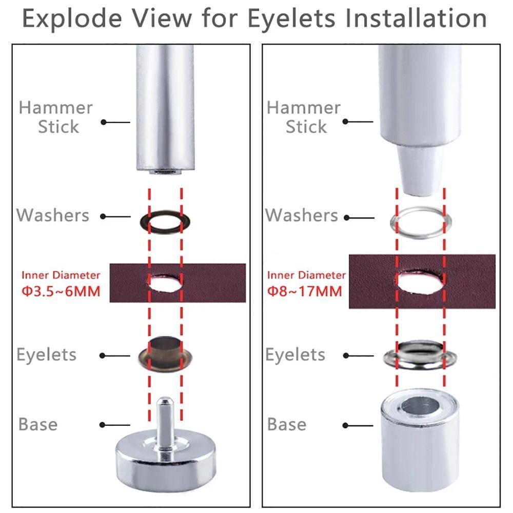 1 Stück Handgefertigt Ösenwerkzeug DIY Zubehör Öseninstallationswerkzeug
