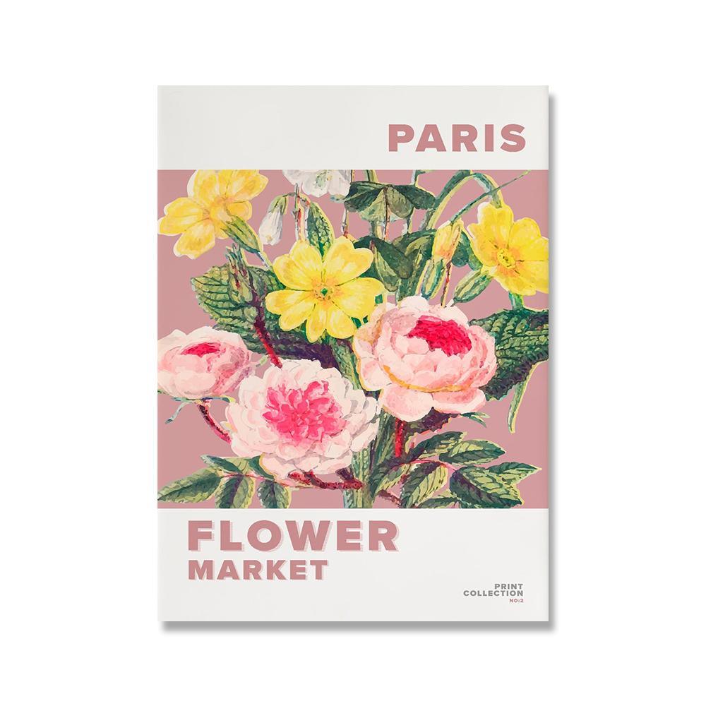 

Цветочный рынок настенное искусство холст картины растения искусство постеры и печать скандинавский флорист подарок для гостиной домашний декор стены картины 21x30cm No Framed